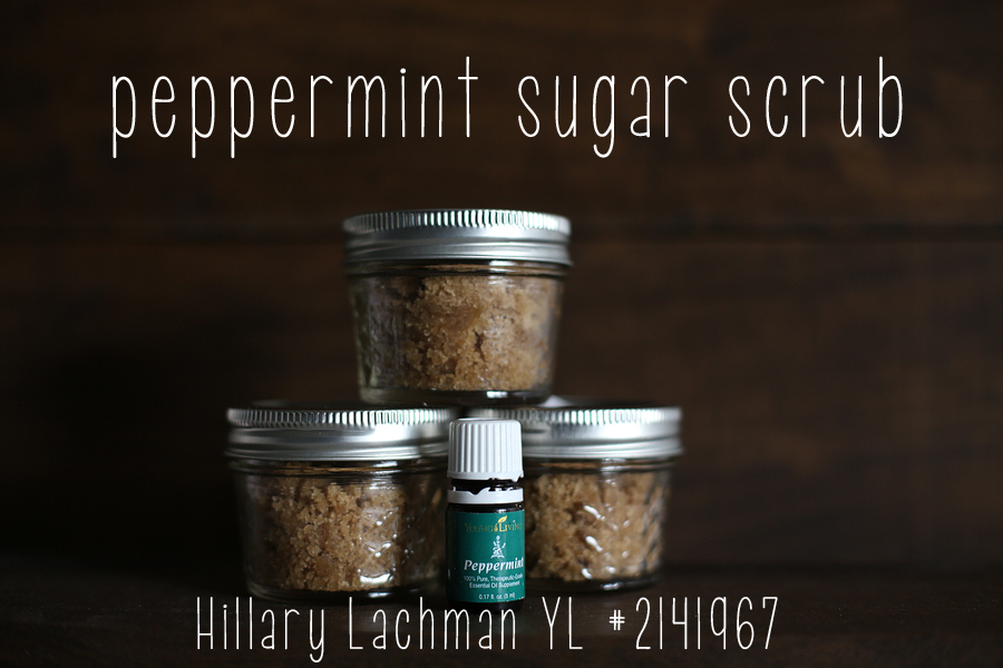 peppermint sugar scrub essential oils