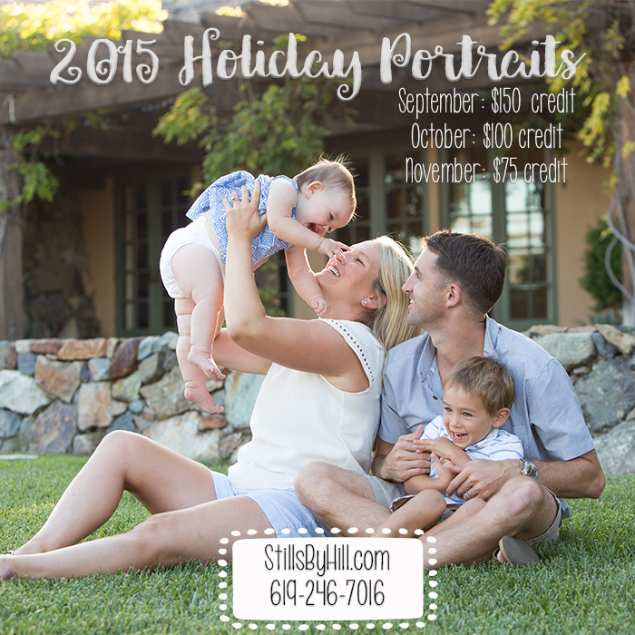 san diego family photographer holiday pictures