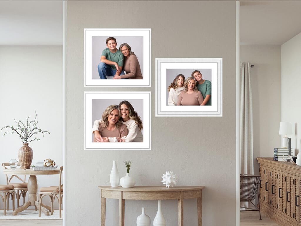 Family wall layout